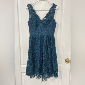 final price NWT Nordstrom Teal Lace Dress